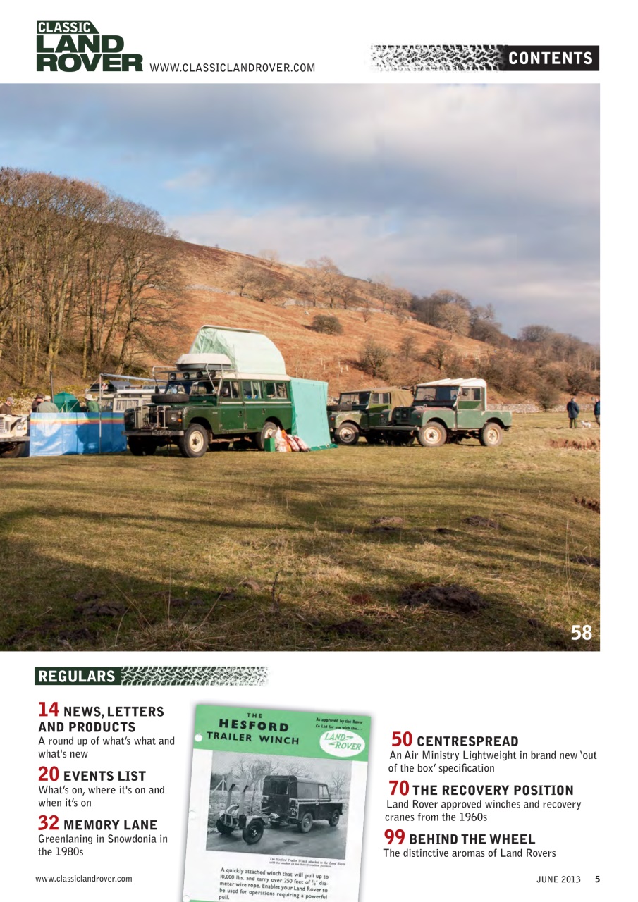 Classic Land Rover Magazine Preview Pages