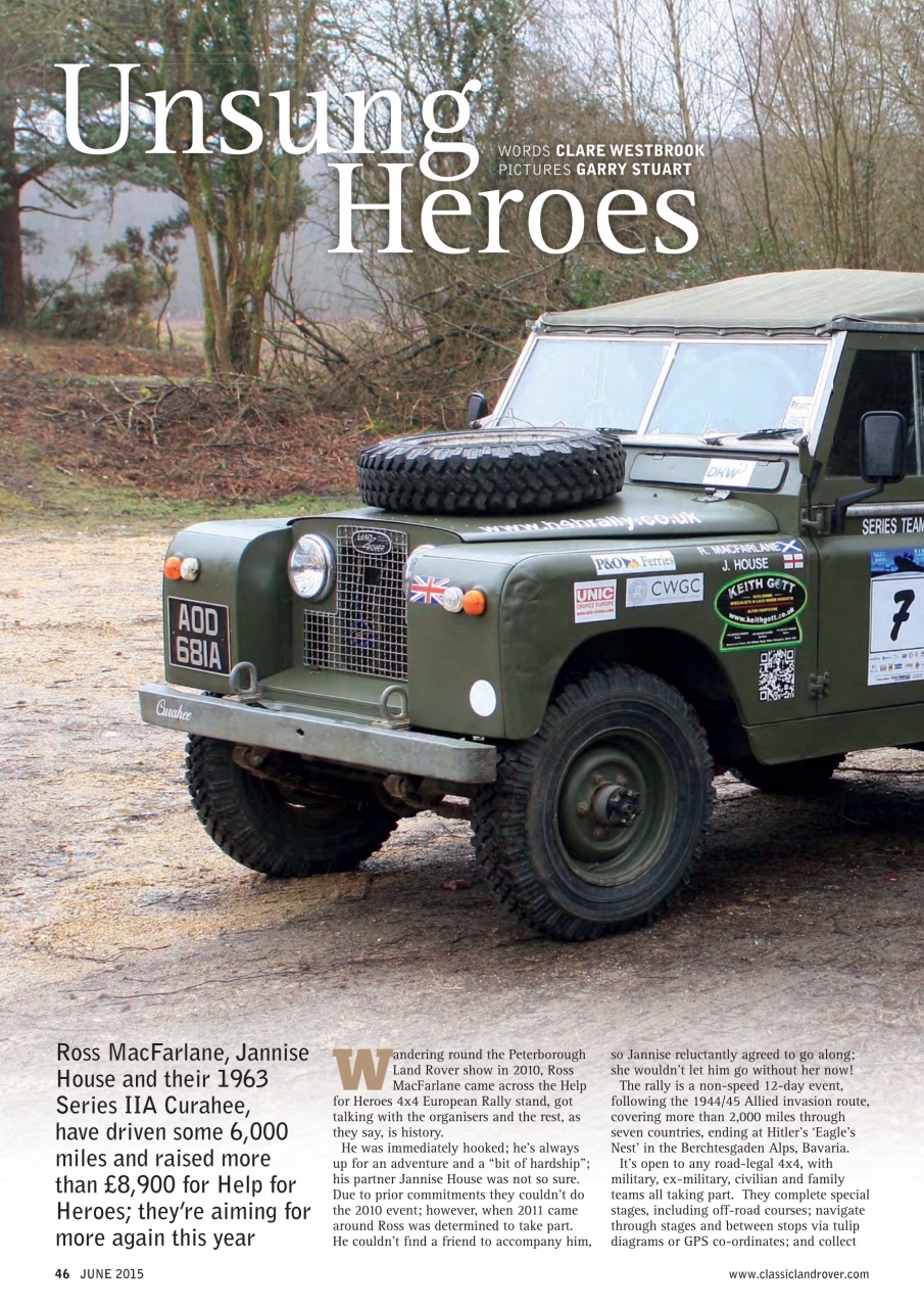 Classic Land Rover Magazine Preview Pages