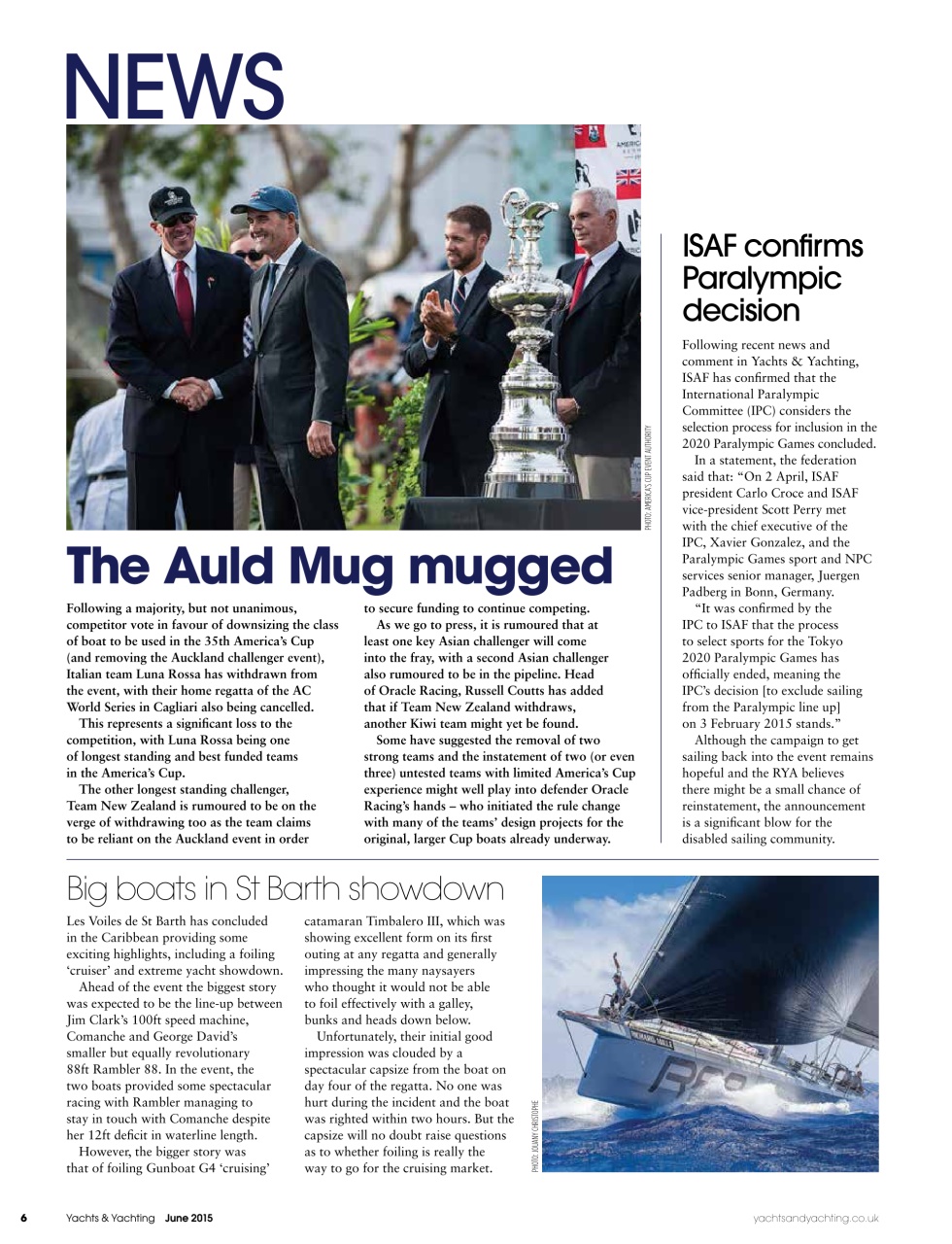 Yachts & Yachting Preview Pages