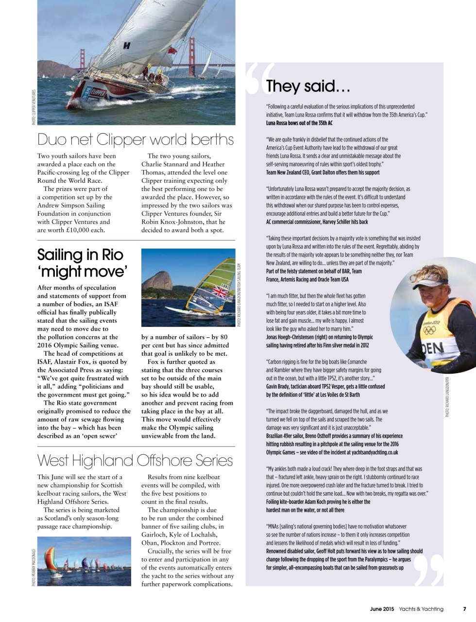 Yachts & Yachting Preview Pages