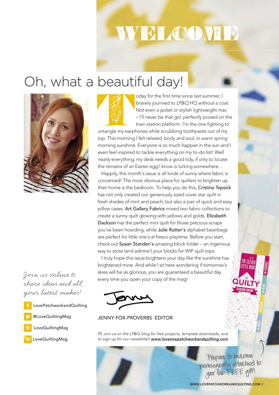 Love Patchwork & Quilting Preview Pages