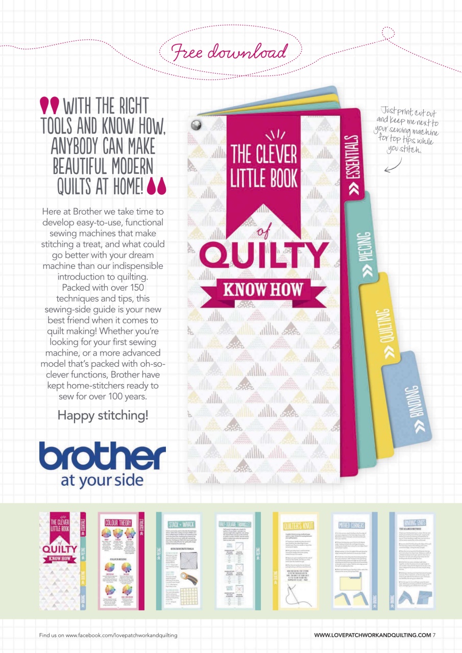 Love Patchwork & Quilting Preview Pages