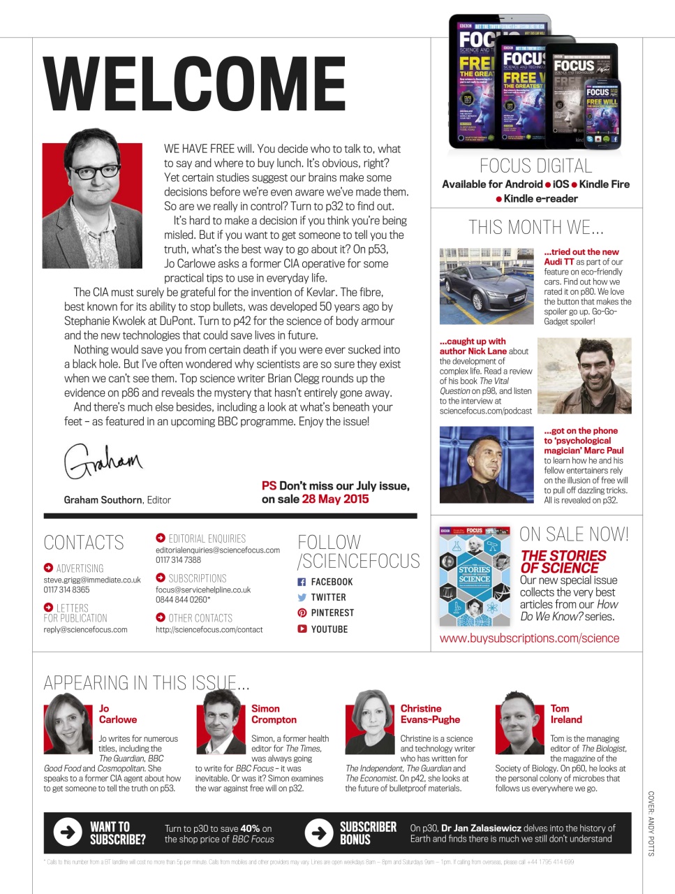 BBC Science Focus Magazine Preview Pages