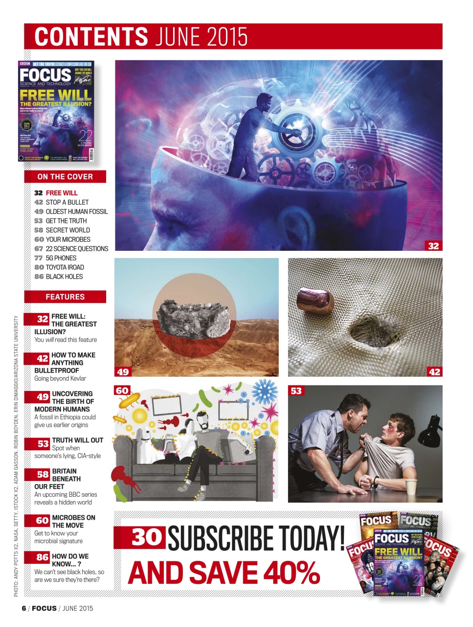 BBC Science Focus Magazine Preview Pages