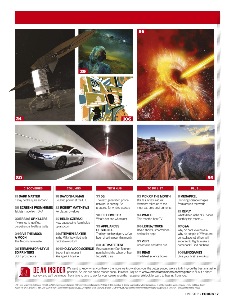 BBC Science Focus Magazine Preview Pages