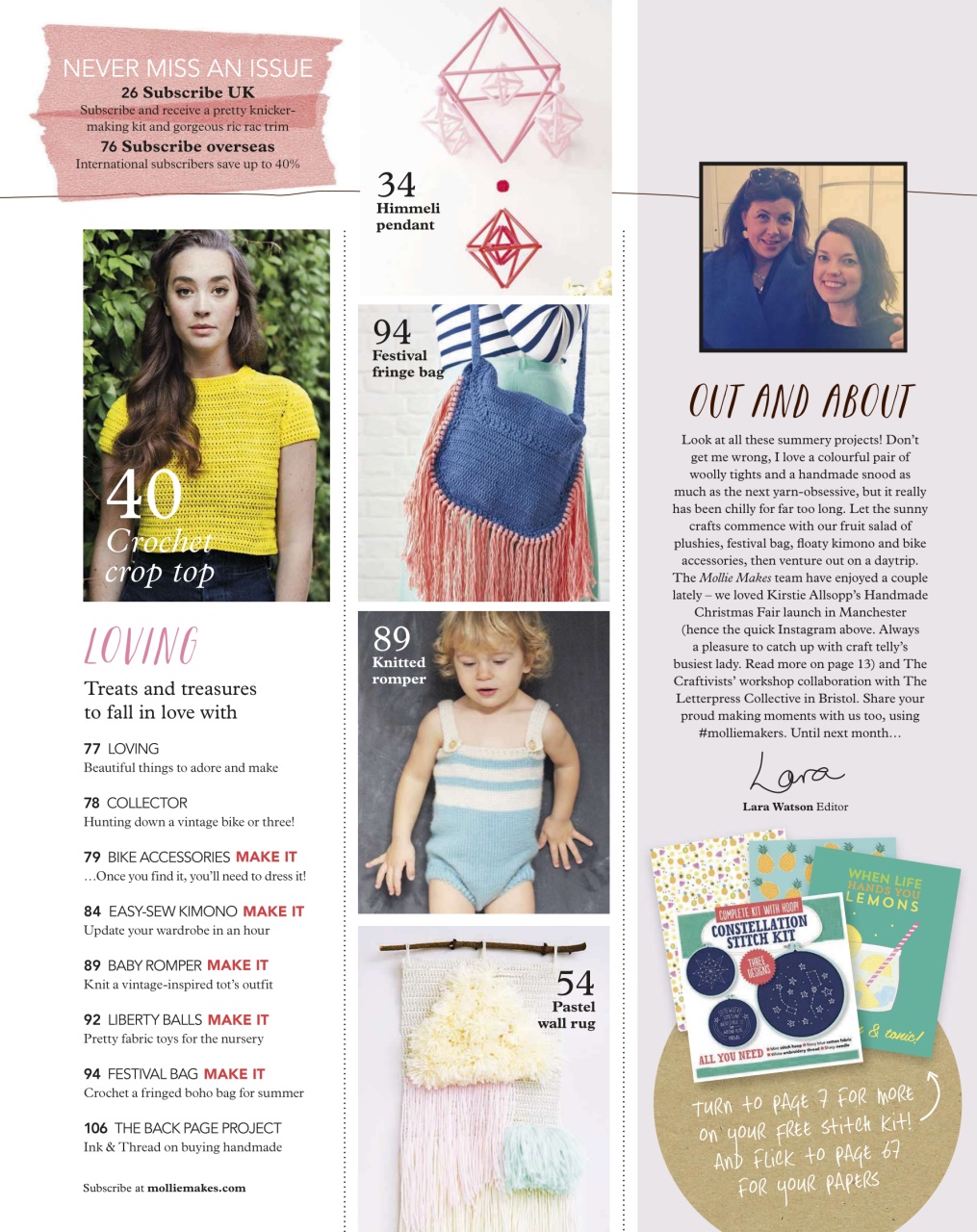 Mollie magazine Preview Pages