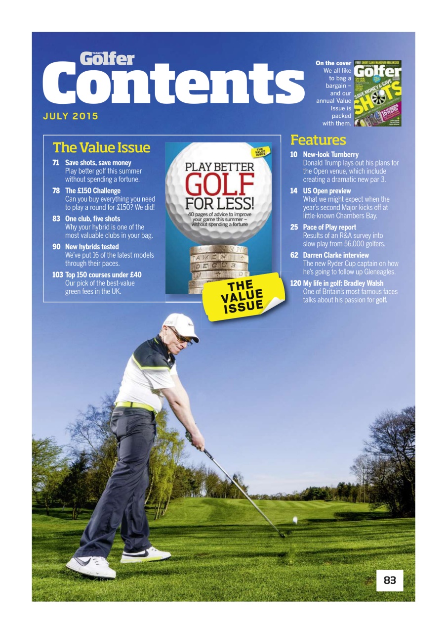 Today's Golfer Preview Pages