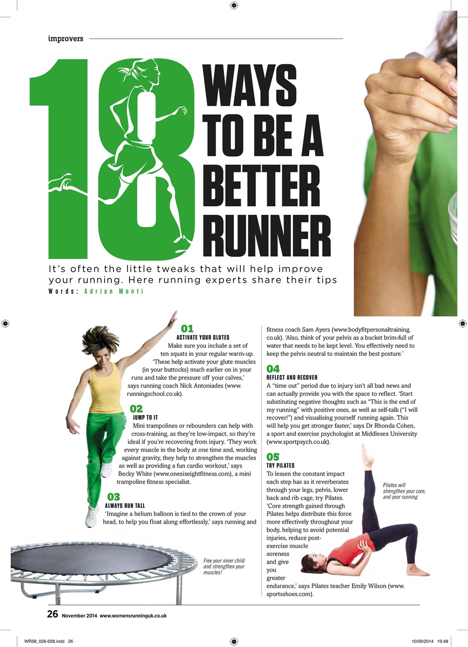 Women’s Running Preview Pages
