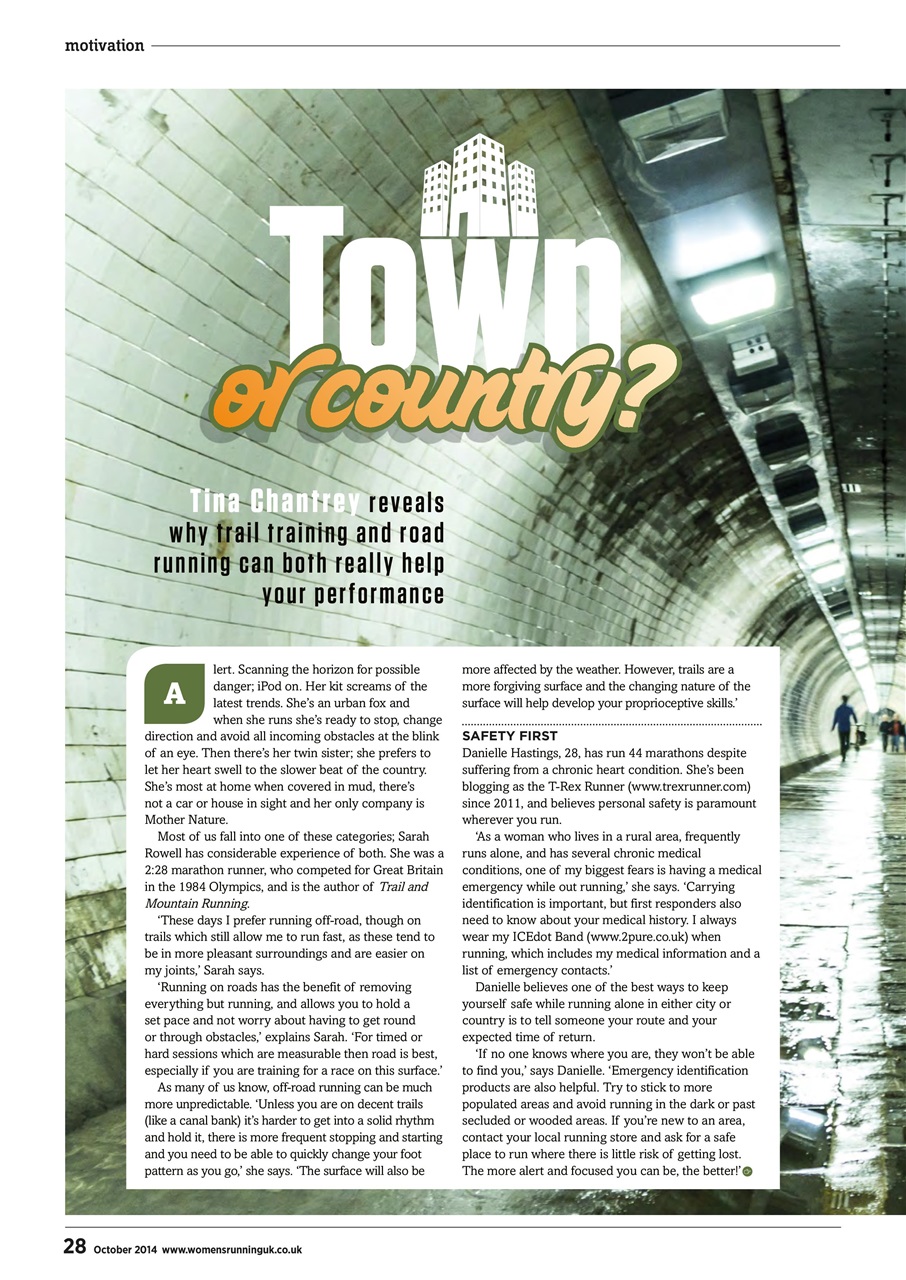 Women’s Running Preview Pages