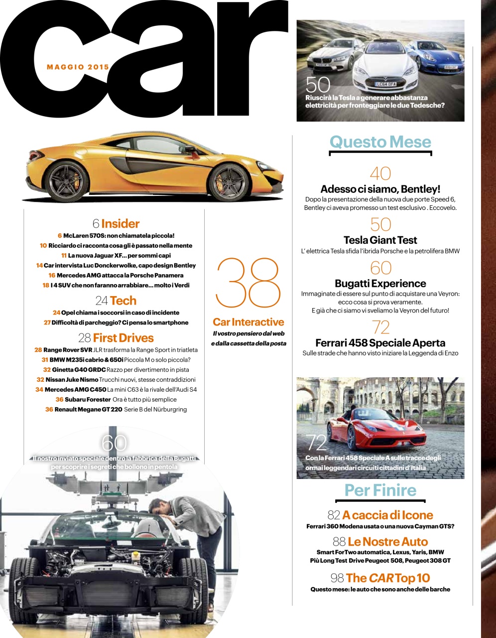 CAR magazine Italia Preview Pages