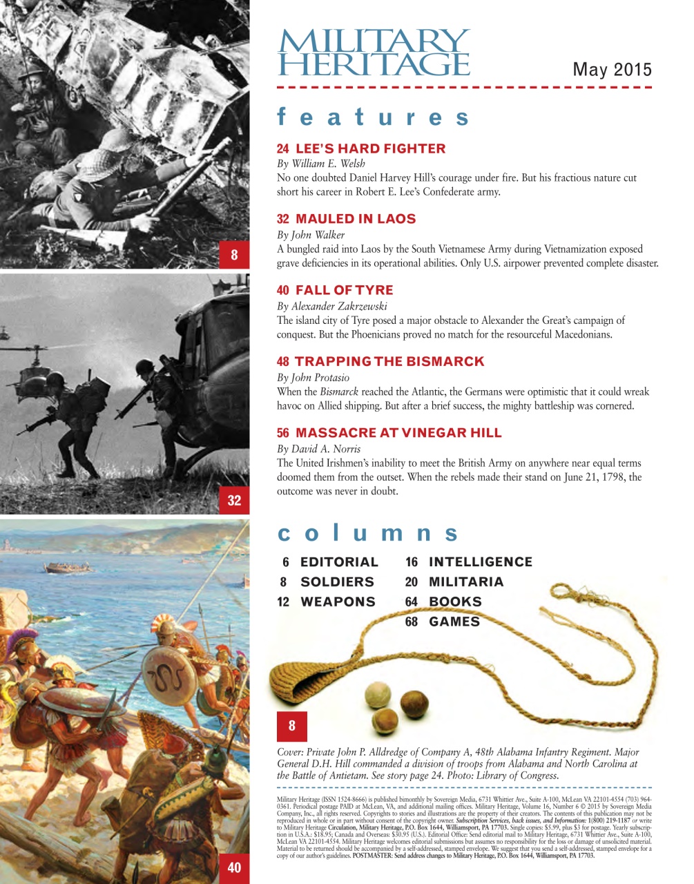 Military Heritage Preview Pages