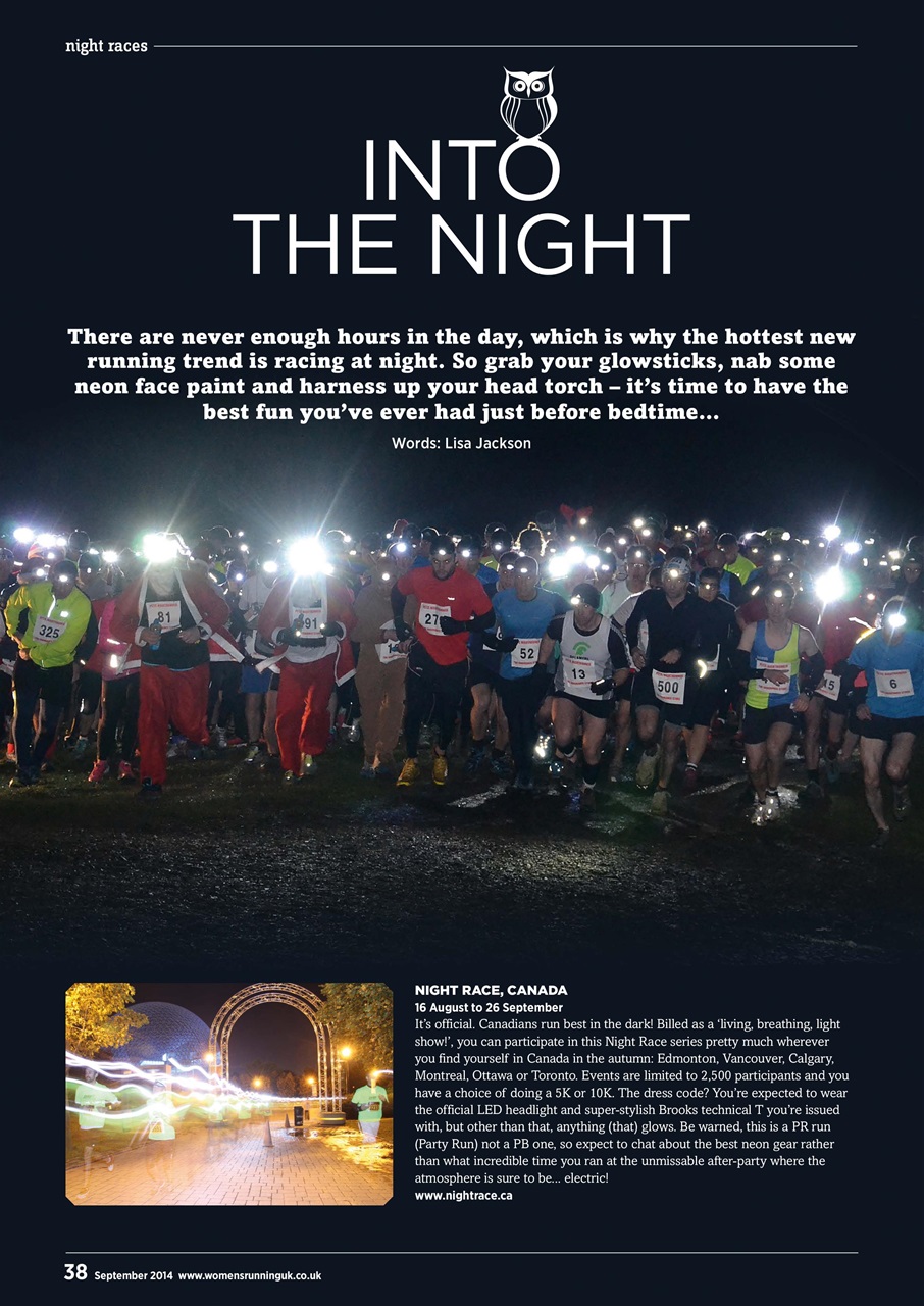 Women’s Running Preview Pages