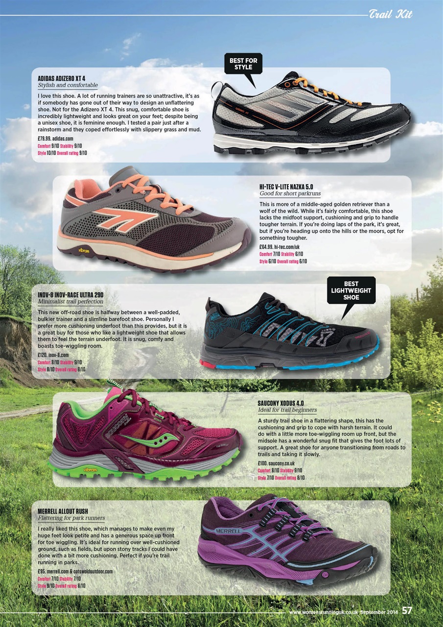 Women’s Running Preview Pages