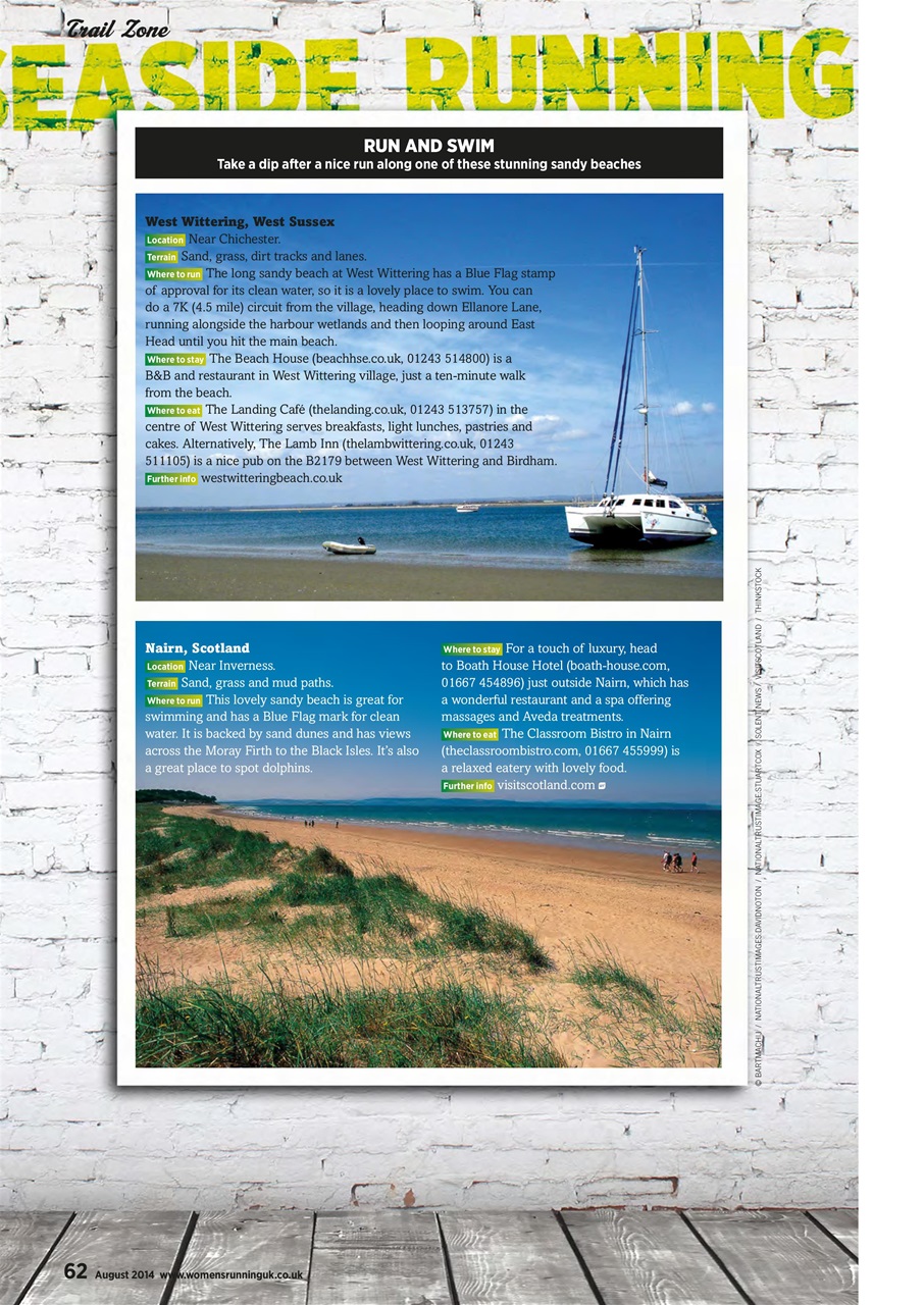 Women’s Running Preview Pages