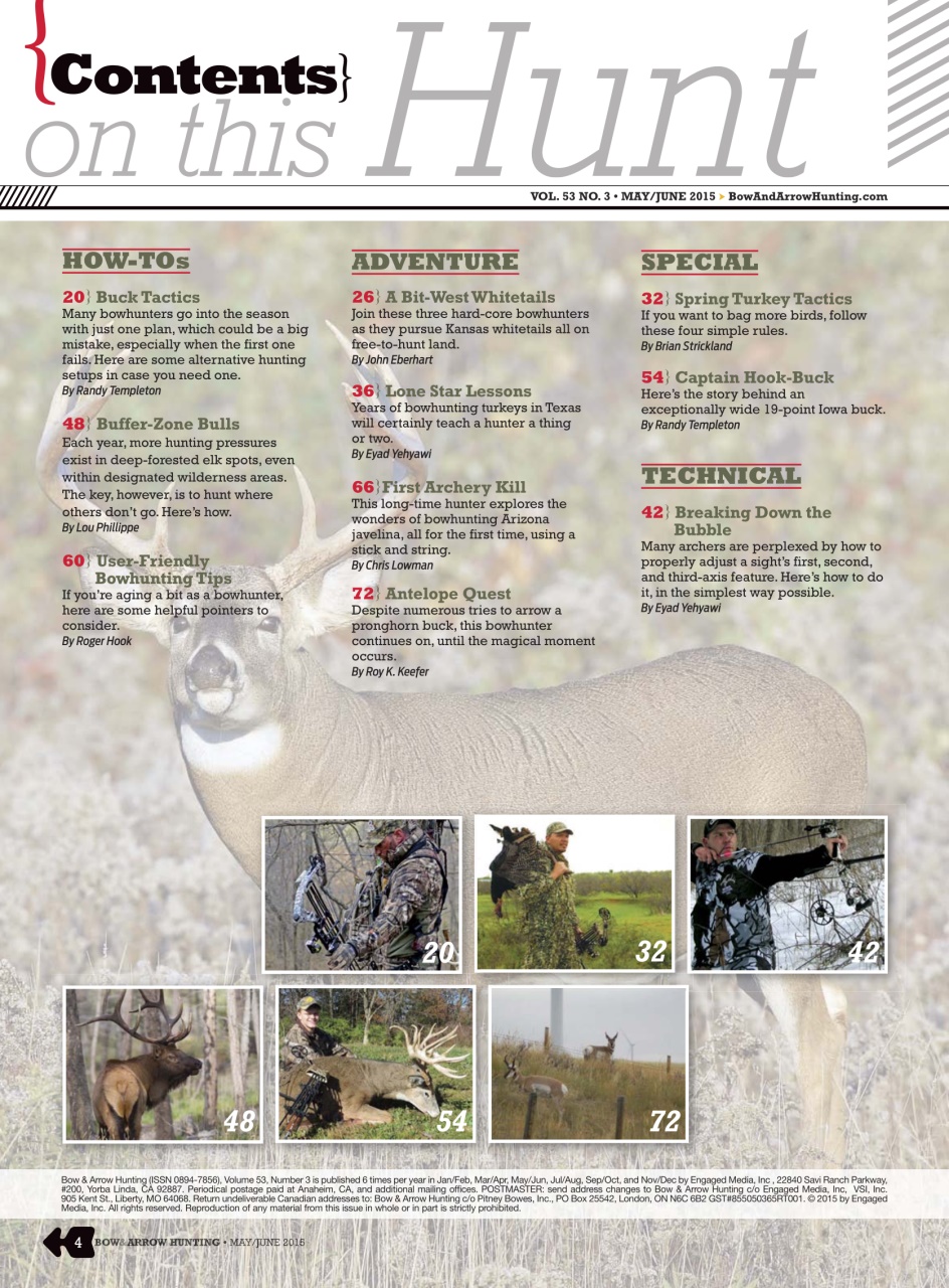 Bow & Arrow Hunting Preview Pages