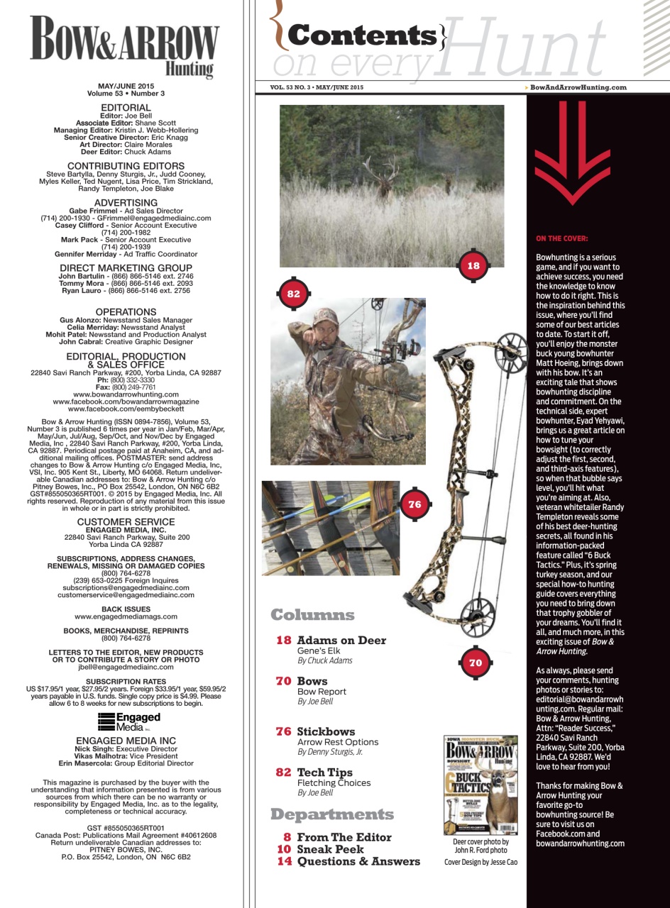 Bow & Arrow Hunting Preview Pages