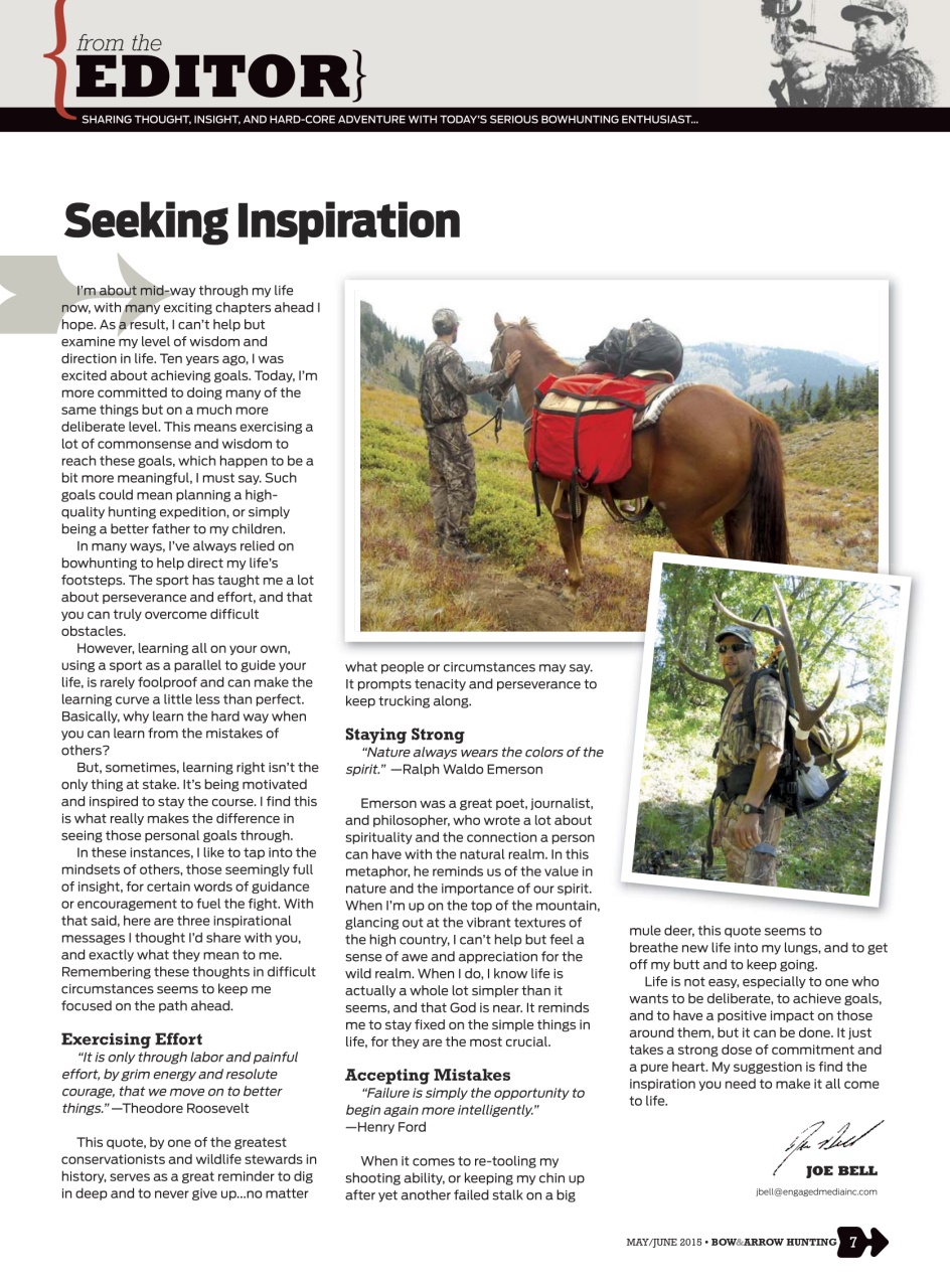 Bow & Arrow Hunting Preview Pages