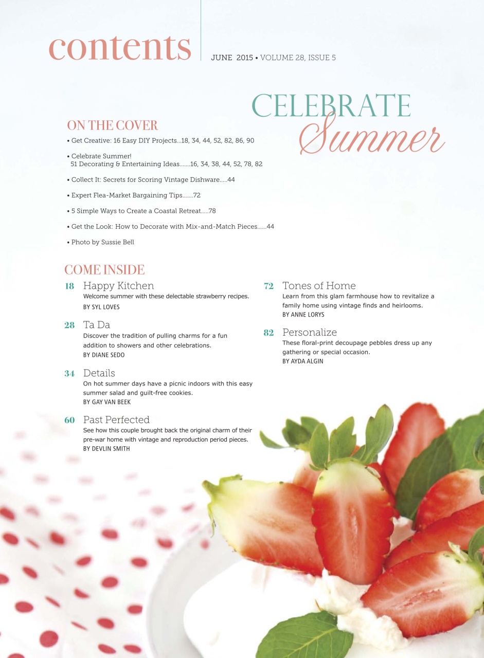 Romantic Homes Preview Pages