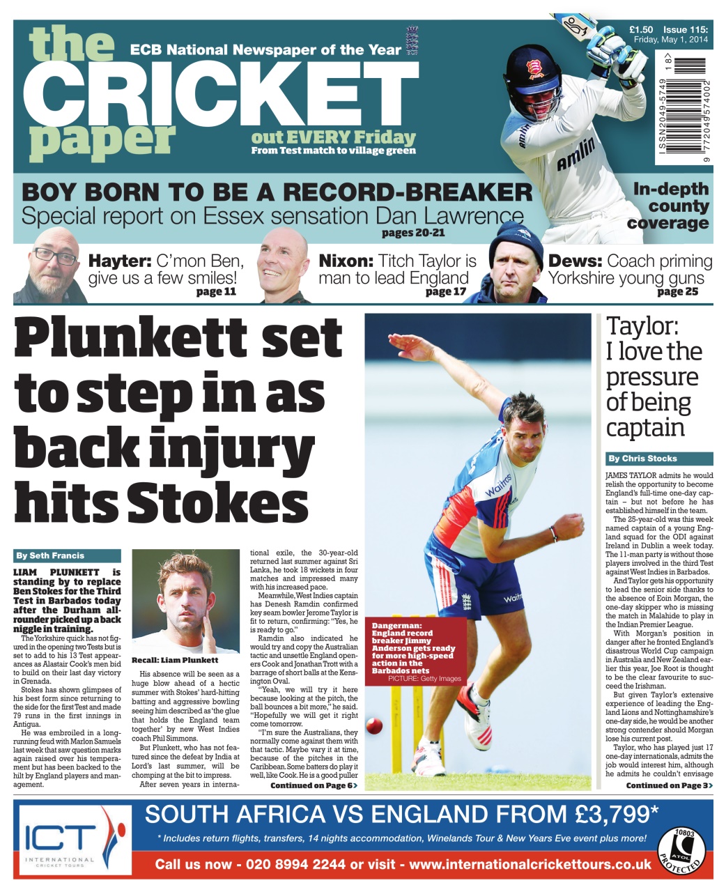 The Cricket Paper Preview Pages