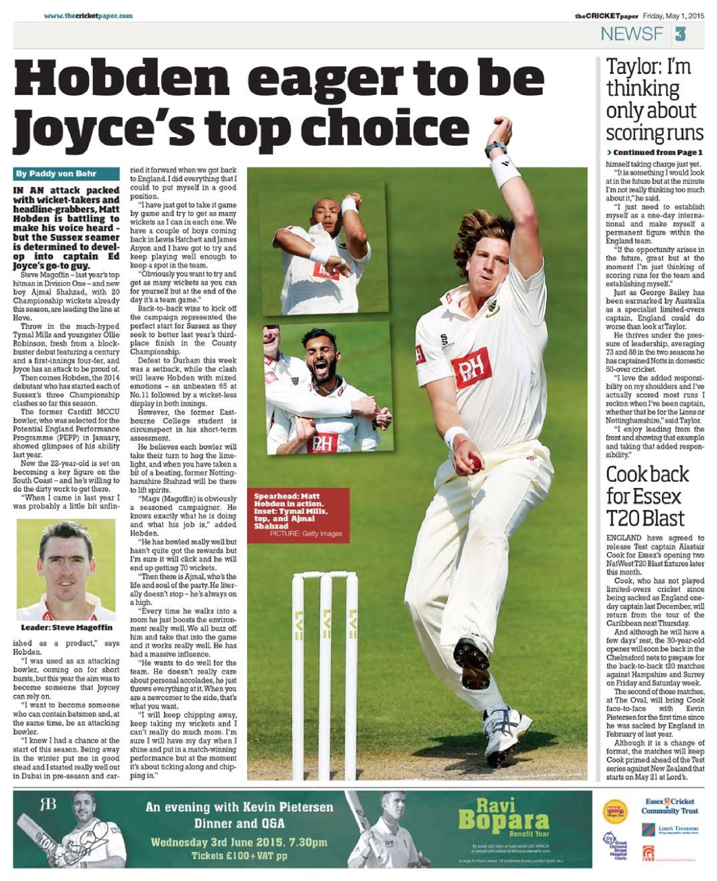 The Cricket Paper Preview Pages