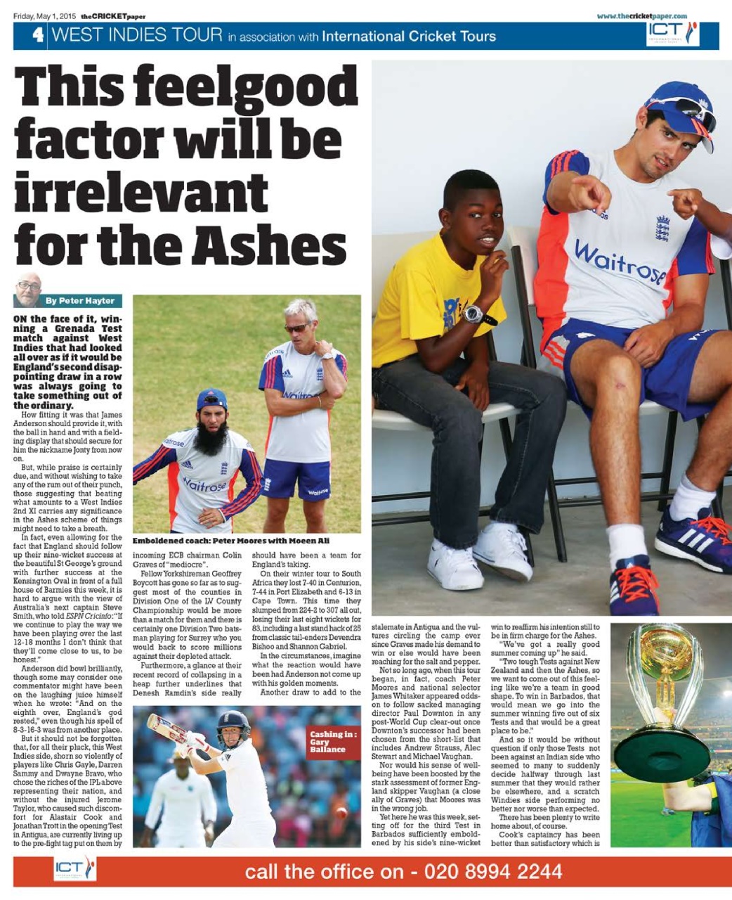 The Cricket Paper Preview Pages