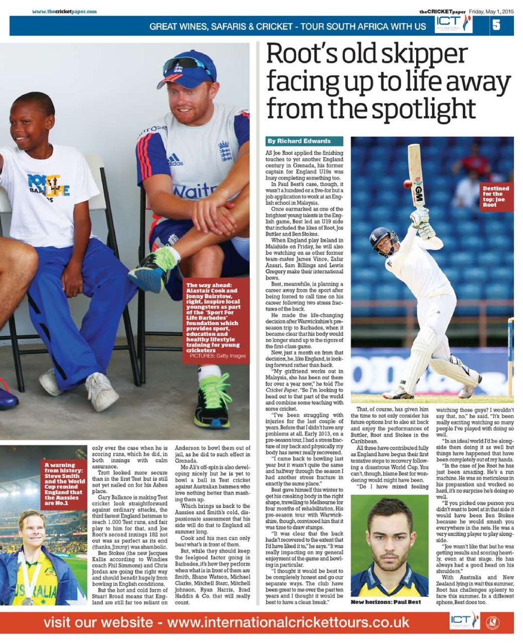The Cricket Paper Preview Pages