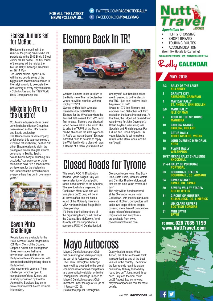 Pacenotes Rally magazine Preview Pages