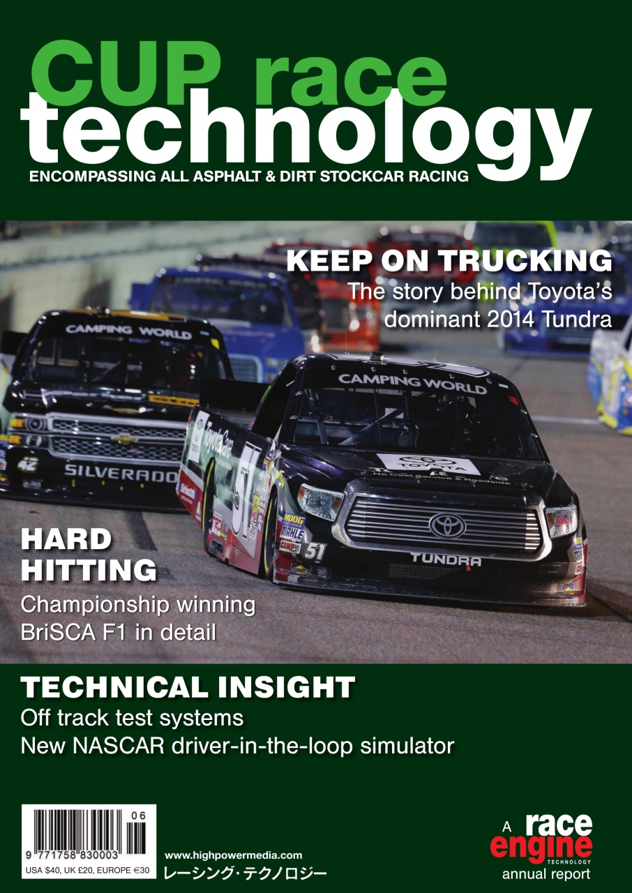 CUP Race Technology Preview Pages