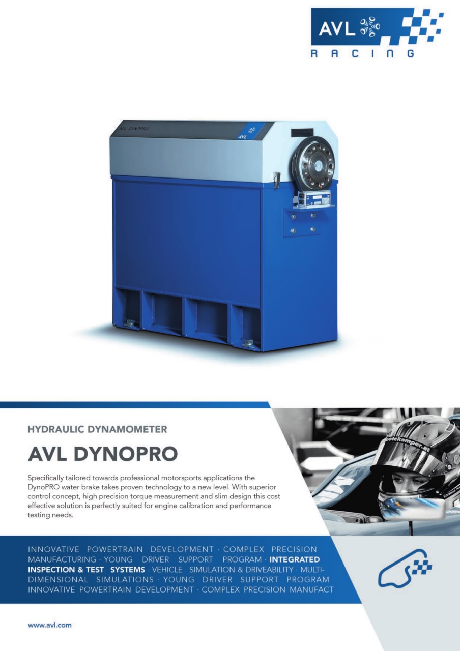 CUP Race Technology Preview Pages