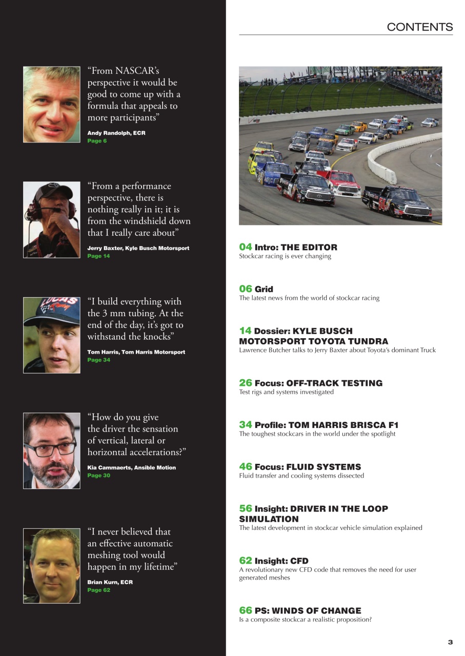 CUP Race Technology Preview Pages