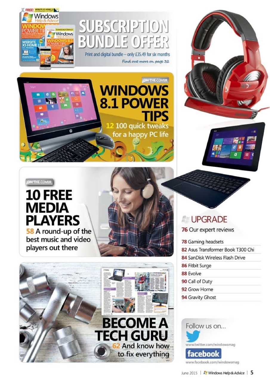 Windows Help & Advice Preview Pages