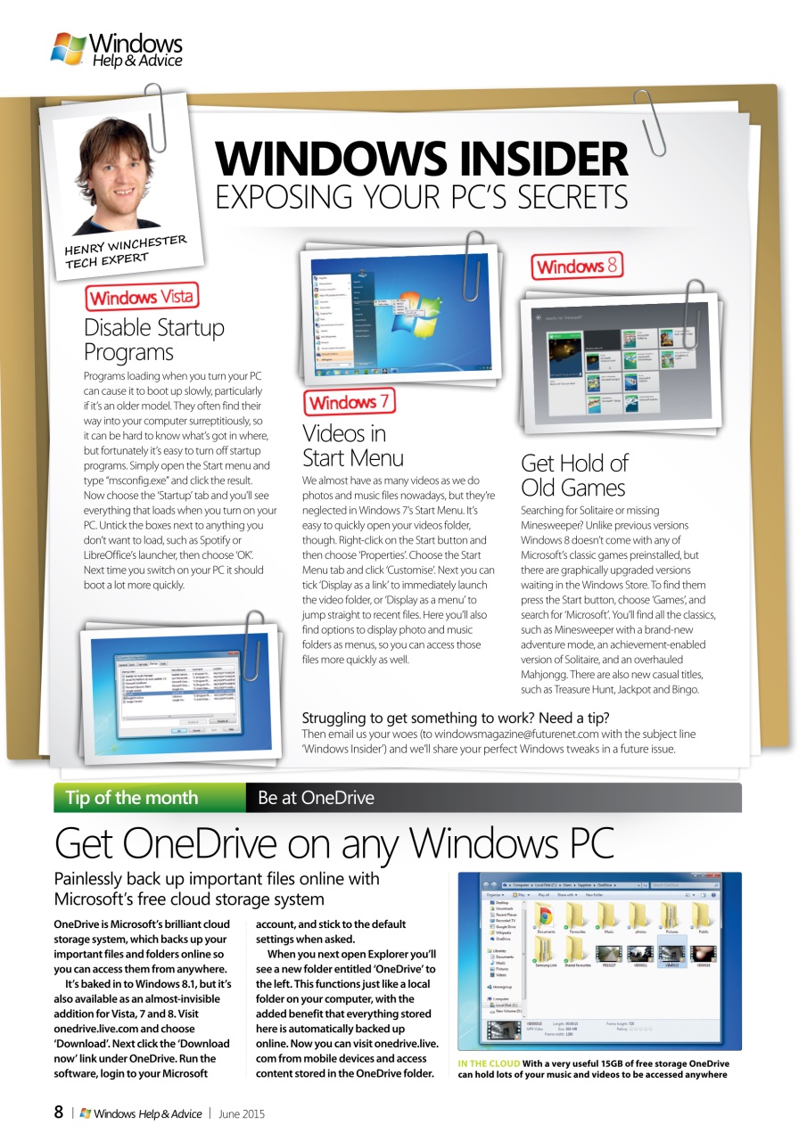 Windows Help & Advice Preview Pages