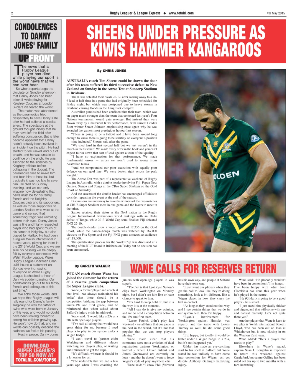 League Express Preview Pages