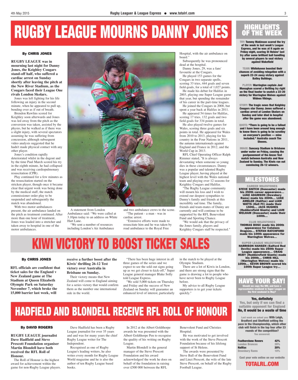 League Express Preview Pages