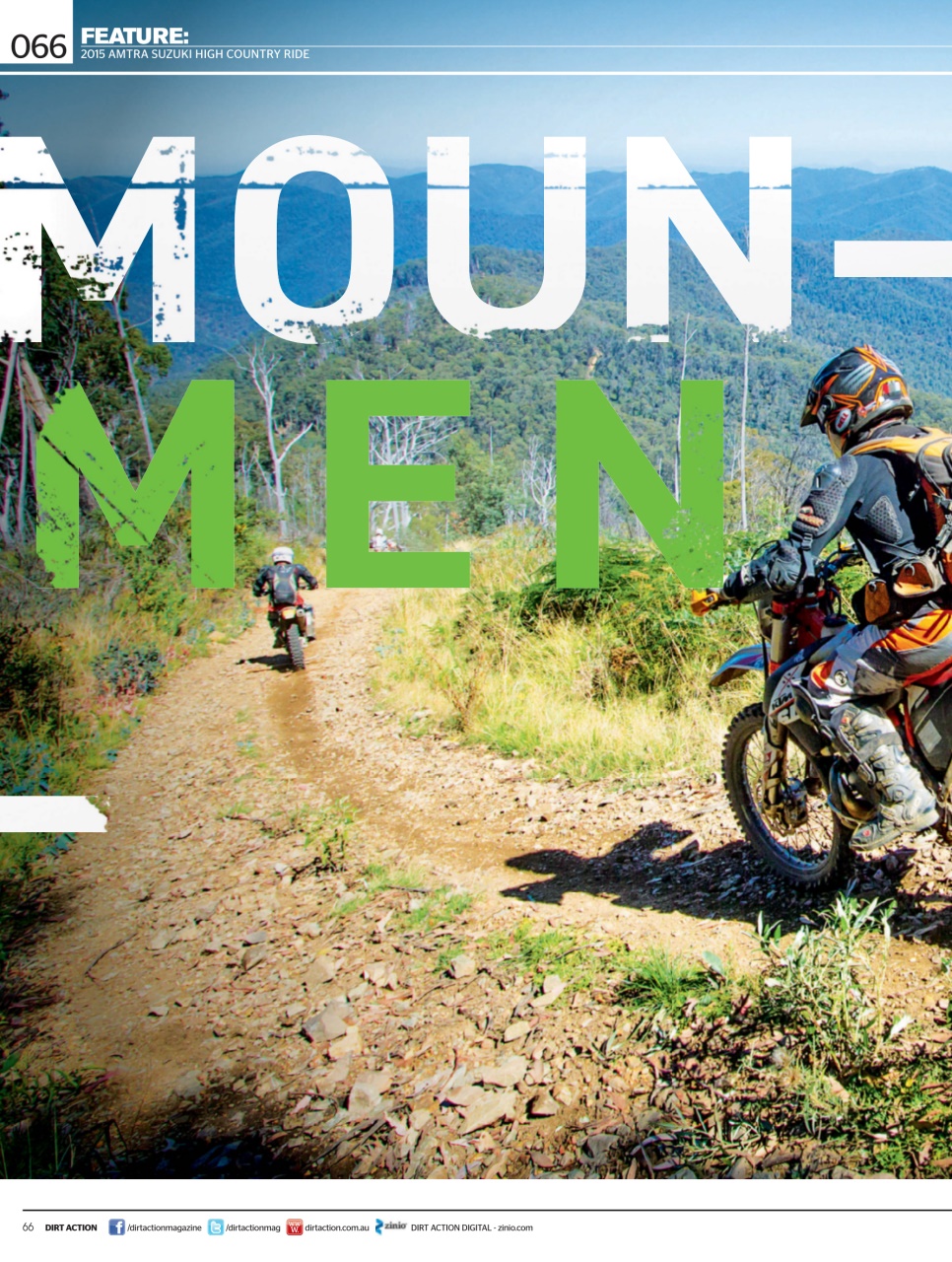 Dirt Action Preview Pages