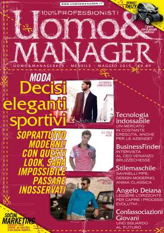 Uomo&Manager Maggio2015 issue Uomo&Manager Maggio2015