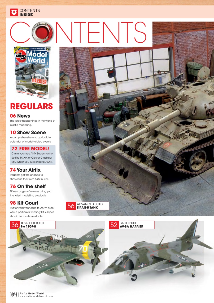 Airfix Model World Preview Pages