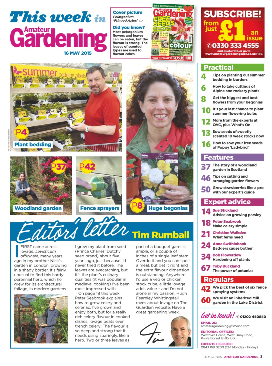 Amateur Gardening Preview Pages