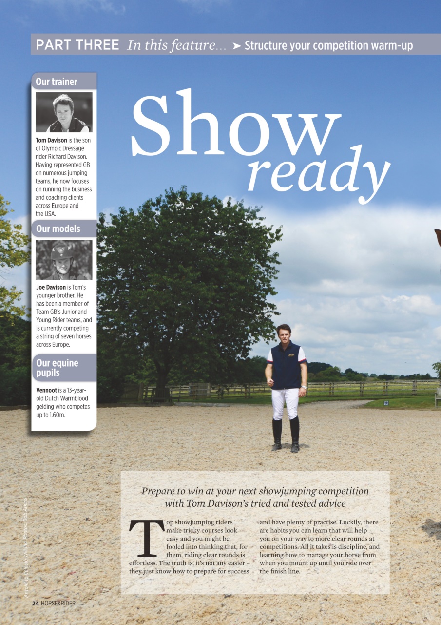Horse&Rider Magazine - UK equestrian magazine for Horse and Rider Preview Pages