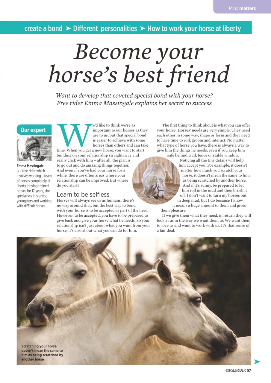 Horse&Rider Magazine - UK equestrian magazine for Horse and Rider Preview Pages