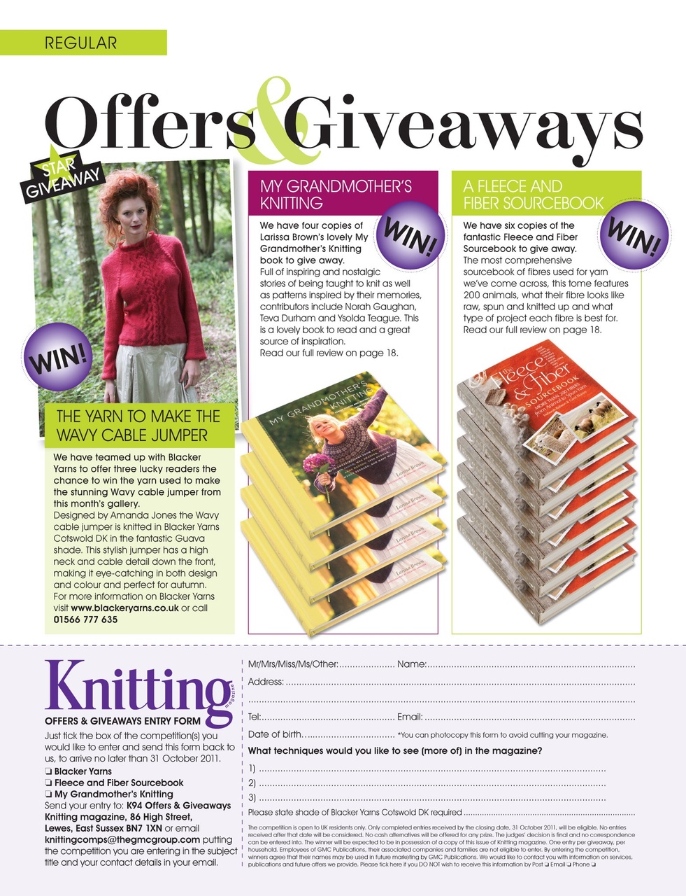 Knitting Preview Pages