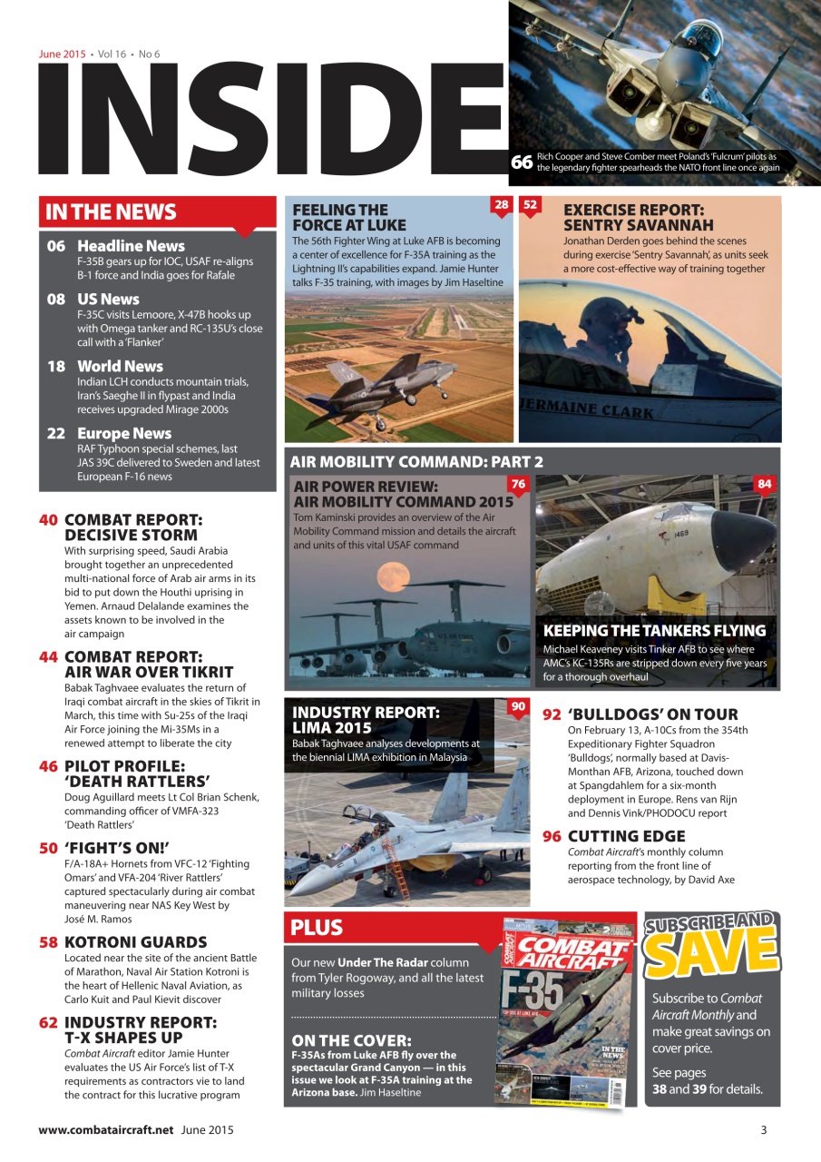 Combat Aircraft Journal Preview Pages