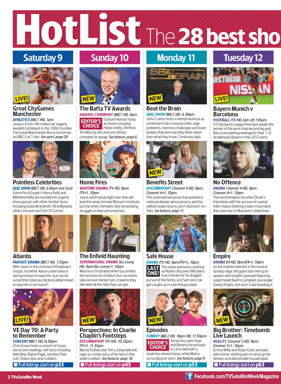 TV & Satellite Week Preview Pages