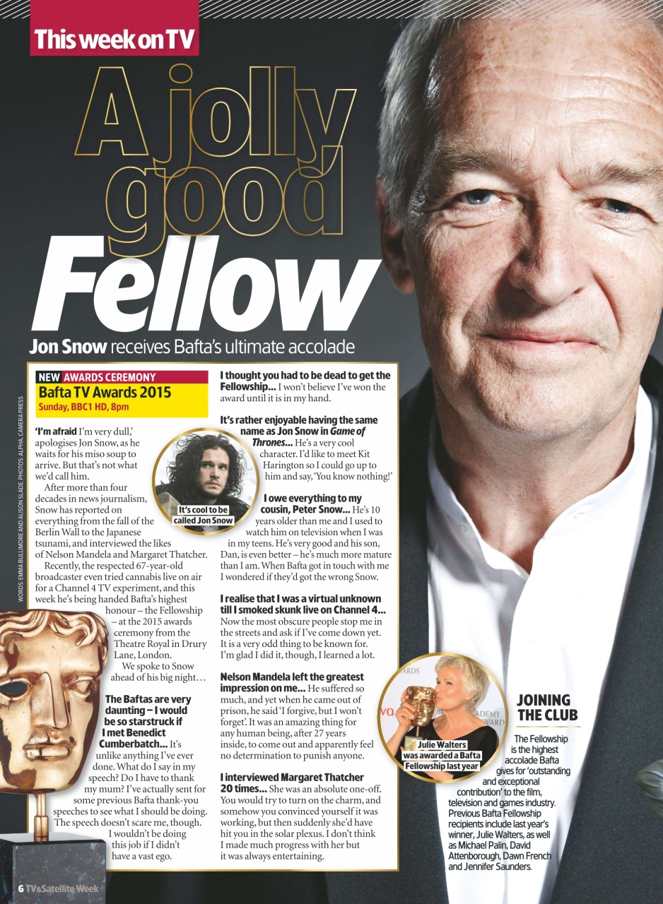 TV & Satellite Week Preview Pages