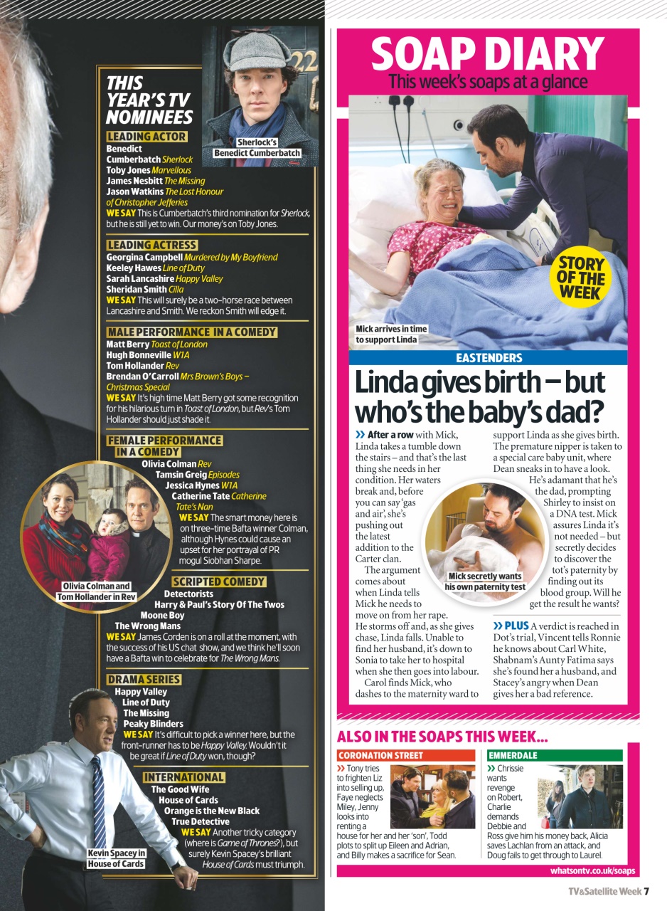 TV & Satellite Week Preview Pages