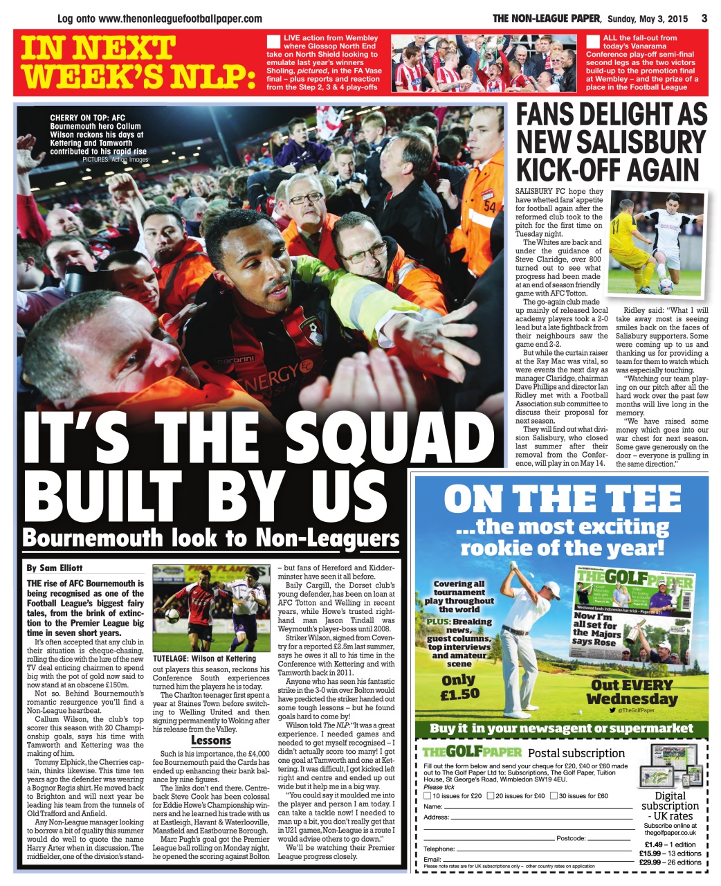 The Non-League Football Paper Preview Pages
