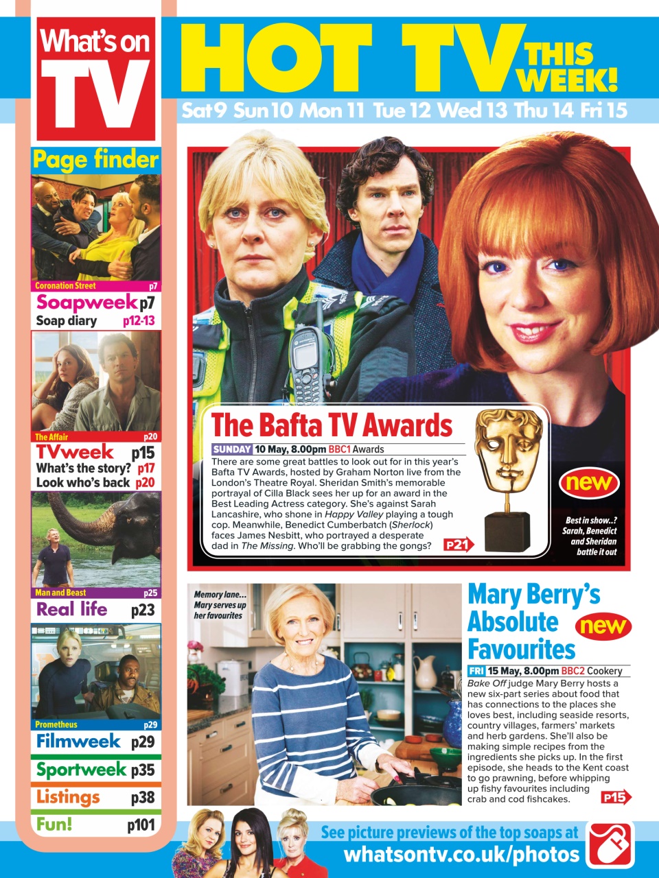 What's on TV Preview Pages