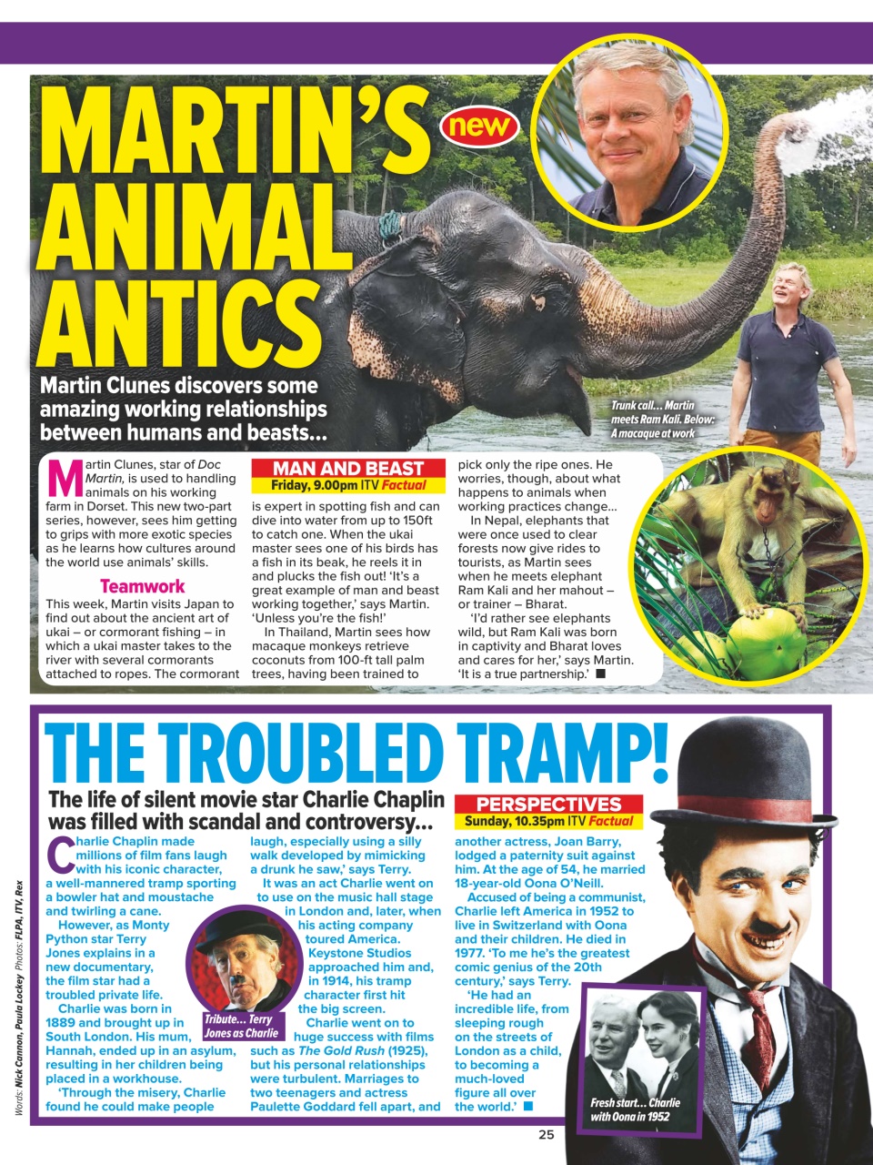 What's on TV Preview Pages