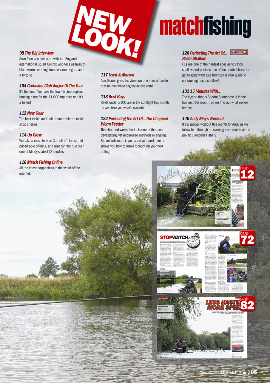 Match Fishing Preview Pages