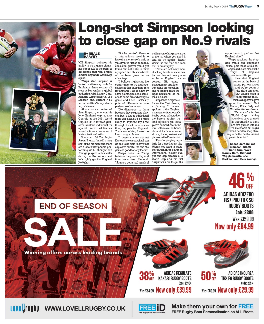 The Rugby Paper Preview Pages